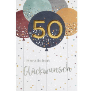CARTE VOEUX BSB HAPPY BIRTHDAY 50