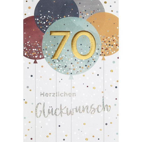 CARTE VOEUX BSB HAPPY BIRTHDAY 70