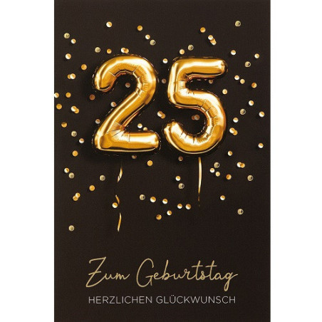 CARTE VOEUX BSB HAPPY BIRTHDAY 25