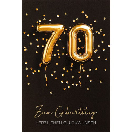 CARTE VOEUX BSB HAPPY BIRTHDAY 70