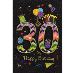 CARTE VOEUX BSB HAPPY BIRTHDAY 30