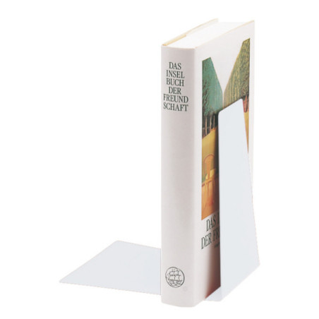 SERRE-LIVRES LEITZ METAL BLANC