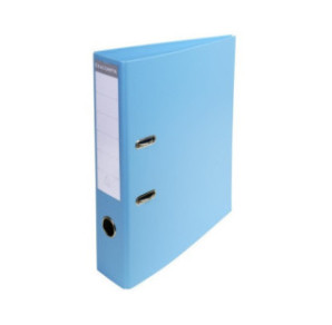 CLASSEUR EXACOMPTA PVC 7CM BLEU CLAIR