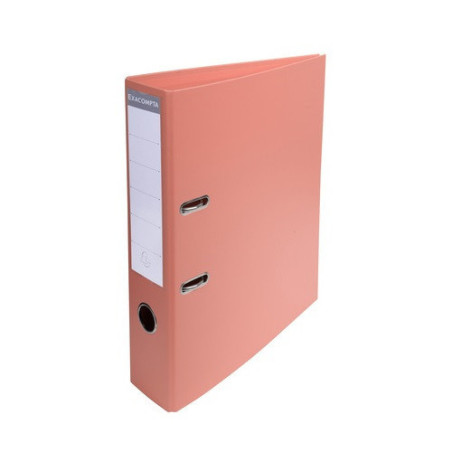 CLASSEUR EXACOMPTA PVC 7CM SAUMON
