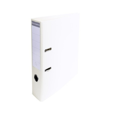 CLASSEUR EXACOMPTA PVC 7CM BLANC
