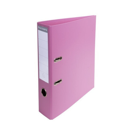 CLASSEUR EXACOMPTA PVC 7CM ROSE