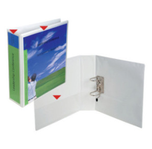 CLASSEUR EXACOMPTA PP 7,5CM PERS. BLANC