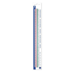 ECHELLE REDUCTION STAEDTLER DIN 1:2,5-1:5-1:10-1:20-1:50-1:100
