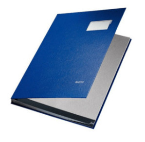 SIGNATAIRE LEITZ 10 COMP. BLEU