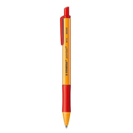 STYLO BILLE STABILO POINTBALL ROUGE