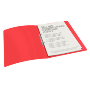 CLASSEUR ESSELTE PP VIVIDA 2AN. 16MM ROUGE