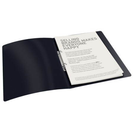 CLASSEUR ESSELTE PP VIVIDA 2AN. 16MM NOIR