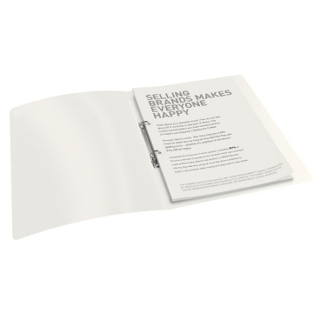 CLASSEUR ESSELTE PP VIVIDA 2AN. 16MM BLANC