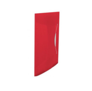 FARDE A ELAST.+RABATS A4 PP ESSELTE VIVIDA ROUGE