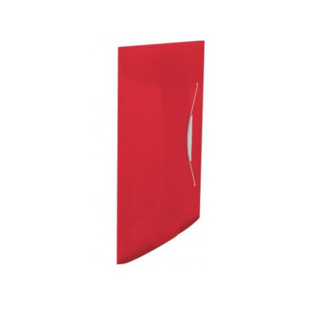 FARDE A ELAST.+RABATS A4 PP ESSELTE VIVIDA ROUGE