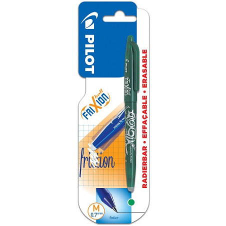ROLLER PILOT FRIXION BALL CAP. 0,7 VERT BLISTER