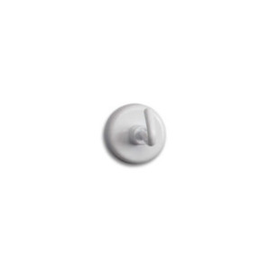 AIMANT Ø 25MM MAUL BLANC AVEC CROCHET 5PCS