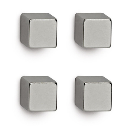 AIMANT NEODYME CUBE 10MM MAUL 4PCS