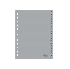 INTERCAL. A4 ALPHA. PLAST. GRIS DURABLE
