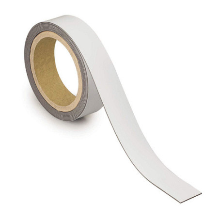 BANDE MAGNETIQUE MAUL 4CMX10M BLANC