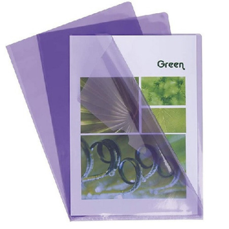 CHEMISE PLAST. A4 TRANSP. EXACOMPTA CRISTAL VIOLET 100PCS