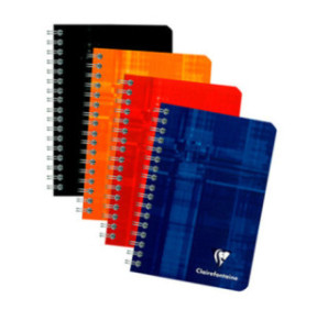 CARNET CLAIREF. A6 14X9CM 50FLS SPIRALE