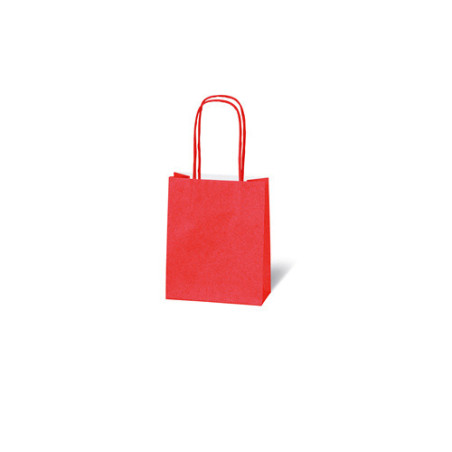 SACHET BSB 15X12X5,5CM KRAFT ROUGE
