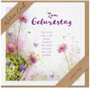 CARTE VOEUX BSB NATURE CARD HAPPY BIRTHDAY
