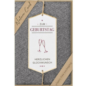 CARTE VOEUX BSB NATURE CARD HAPPY BIRTHDAY
