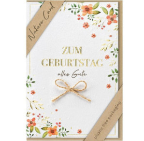 CARTE VOEUX BSB NATURE CARD HAPPY BIRTHDAY