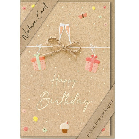 CARTE VOEUX BSB NATURE CARD HAPPY BIRTHDAY