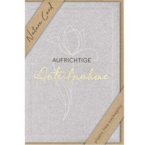 CARTE VOEUX BSB NATURE CARD CONDOLEANCES