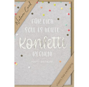 CARTE VOEUX BSB NATURE CARD HAPPY BIRTHDAY