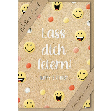 CARTE VOEUX BSB NATURE CARD HAPPY BIRTHDAY