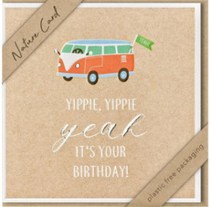 CARTE VOEUX BSB NATURE CARD HAPPY BIRTHDAY