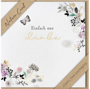 CARTE VOEUX BSB NATURE CARD MERCI