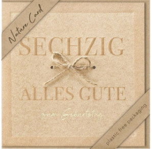 CARTE VOEUX BSB NATURE CARD HAPPY BIRTHDAY 60