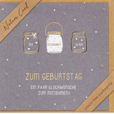 CARTE VOEUX BSB NATURE CARD HAPPY BIRTHDAY
