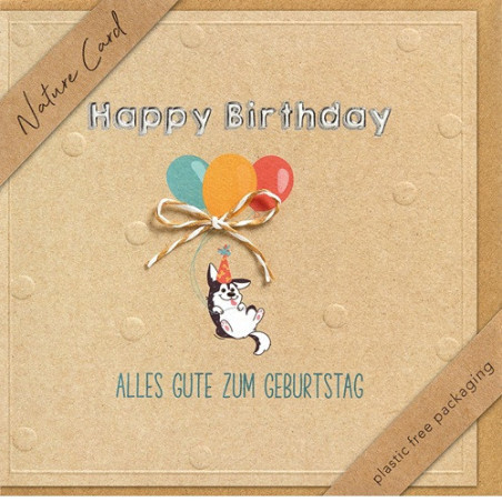 CARTE VOEUX BSB NATURE CARD HAPPY BIRTHDAY