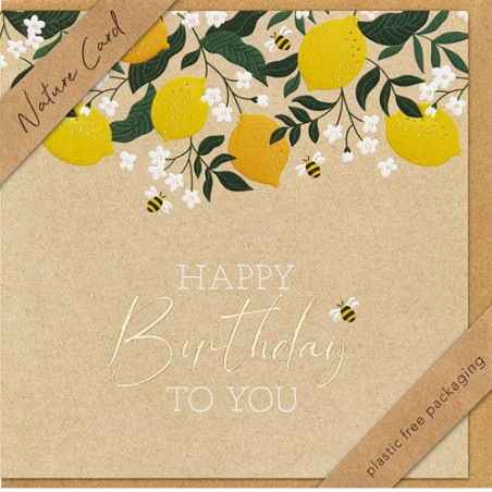 CARTE VOEUX BSB NATURE CARD HAPPY BIRTHDAY