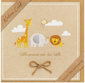 CARTE VOEUX BSB NATURE CARD NAISSANCE