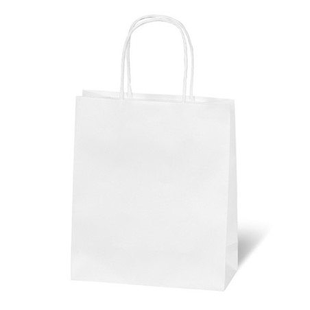 SACHET BSB 21X18X8CM KRAFT BLANC