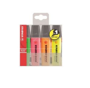 SURLIGNEUR STABILO BOSS 4PCS