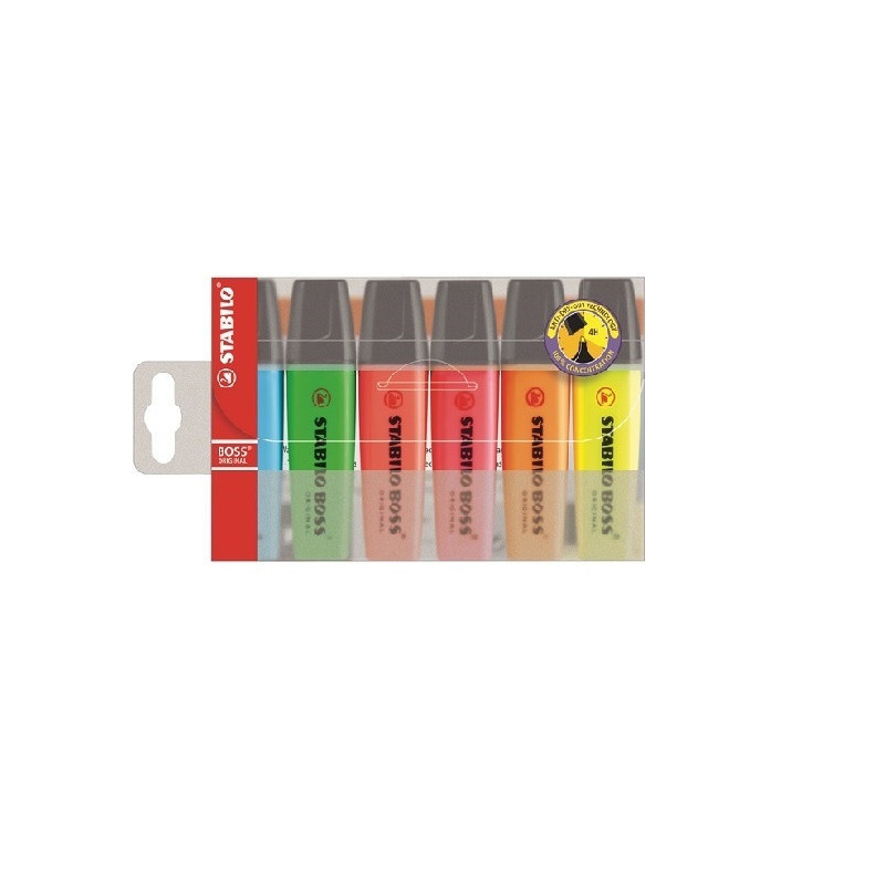 SURLIGNEUR STABILO BOSS 6PCS