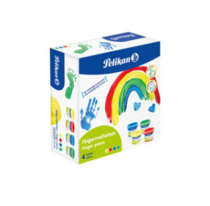 GOUACHE PELIKAN PEINTURE AU DOIGT 4PCS (300008267)