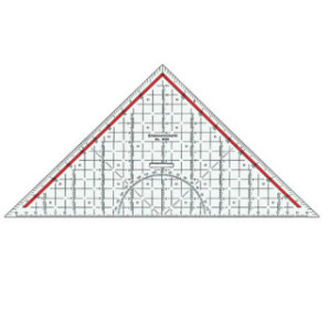 EQUERRE STANDARDGRAPH 32CM AVEC BOUTON
