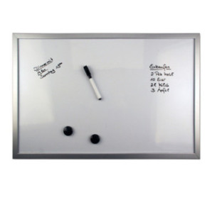 TABLEAU BLANC RHEITA 30X40CM MAGNETIQUE