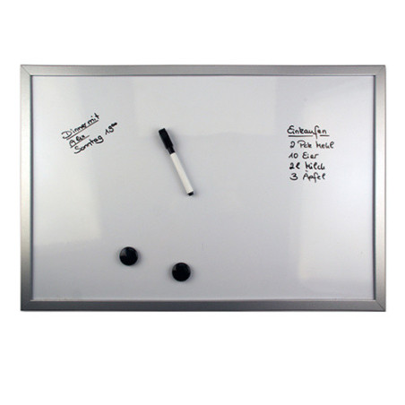 TABLEAU BLANC RHEITA 30X40CM MAGNETIQUE