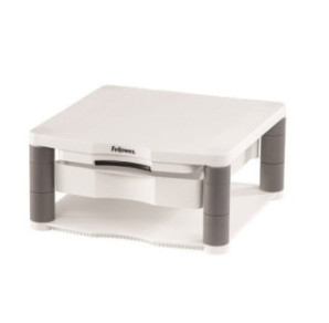SUPPORT MONITOR FELLOWES PREMIUM PLUS BLANC