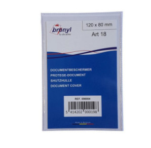 ETUI BRONYL TRANSP. 120X80MM
